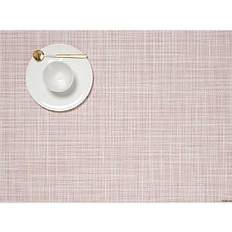 Pink Place Mats Chilewich Mini Basketweave Placemat, 14" x 19" BLUSH Place Mat Pink