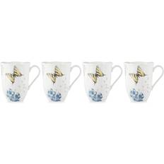 Lenox Butterfly Meadow Hydrangea Collection 4-Pc. Set White Cup