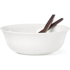 Gray Salad Bowls Lenox Profile Set White ONE SIZE Salad Bowl