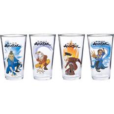 Noir Verres à bière Avatar: The Last Airbender 16 oz. Pint Set of 4 Beer Glass