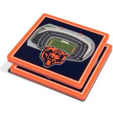 Blue Chicago Bears 3D StadiumViews Coaster