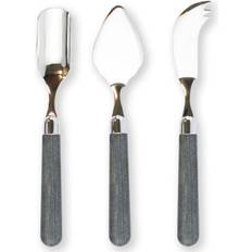 Black Cheese Knives Vietri Albero Set Elm Cheese Knife