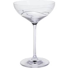 Dartington Vasos de cóctel Dartington Glitz Set Of 2 Cocktail Saucers Vaso de cóctel