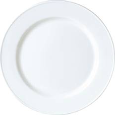 Ceramic - Oven Safe Dinner Plates Steelite Simplicity White Slimline Plates 230mm (Pack of 24) Dinner Plate 24pcs