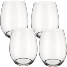 Villeroy & Boch Lunettes Villeroy & Boch Entree Double Old Fashioned/White Wine Stemless Glasses, Set of 4 Verre