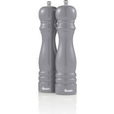 Gris Molinillos de especias Swan Pepper Mill Set Molinillo de especias