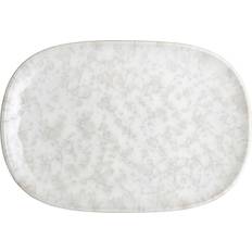 Denby Assiette Modus Marble 17.5x26 cm Blanc Plat de service