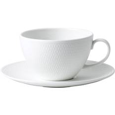 With Saucer Cups Wedgwood Gio Tea Cup 26cl