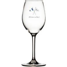 Blå Glas MB Living, Welcome on Board, Vandglas, 414ml 6stk Drikkeglas