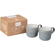 Handwash Espresso Cups Denby Studio Grey Brew Espresso Cup 10cl 2pcs