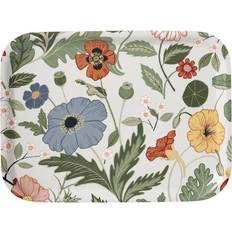 Klippan Yllefabrik Bloom bakke 20x27 cm Creme Serveringsbakke