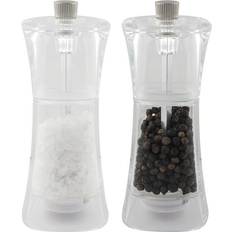 Grunwerg G-MILL Square Pepper & Salt Mills 2 Piece 18cm Spice Mill