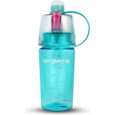 Aquarius Bottle with Spray Function,Blue Water Bottle