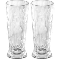 Koziol Glasses Koziol Club No. 10 Beer Glass 10.144fl oz 2pcs