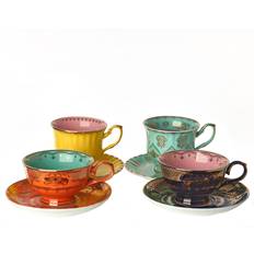 Polspotten Set of 4 Grandpa Tea porcelain Multicolor Mug