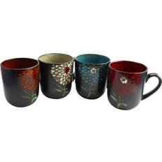 Gibson Home Gardenia Café Mug 16fl oz 4pcs