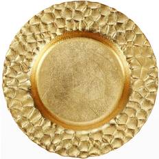 Vietri Gold Honeycomb Cake Plate