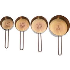 Gold Measuring Cups Premier Housewares Set of 4 Measuring Cup