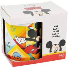 Multicolor Tazas Stor Grande 325 ml Mickey Mouse Happy Smiles Taza