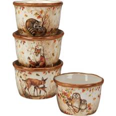Certified International Pine Forest Dessert Bowl 14cm 4pcs 0.65L