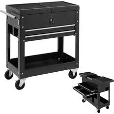 DIY Accessories Costway Goplus Rolling Mechanics Tool Cart Slide Top Utility Storage Cabinet Organizer 2 Drawer