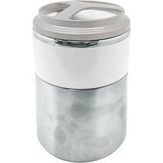 Termos per cibo Vin Bouquet Thermos Solidi a Doppia Parete 1500 ml 1500 ml Inox/Bianco Termos per cibo
