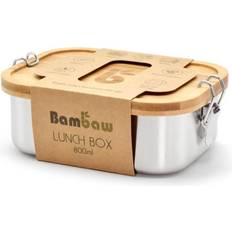 Bamboo food storage containers Bambaw Bamboo Lid Food Container 0.21gal