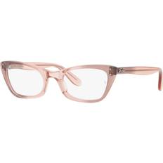 Ray-Ban Pink Glasses & Reading Glasses Ray-Ban Lady Burbank Pink Clear Lenses 47-20 Pink 47-20