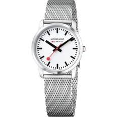 Mondaine Montres Mondaine Simply Elegant White Milanese Bracelet A400.30351.16BZ