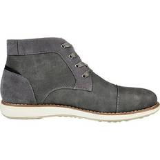 Faux Leather Chukka Boots Vance Co. Austin - Grey