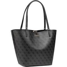 Fibbia Borse per la spesa Guess Alby 4g Logo Shopper Bag - Black