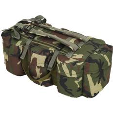 Väskor 3 in 1 vidaXL 3-in-1 Army-Style Duffel Bag 90 L