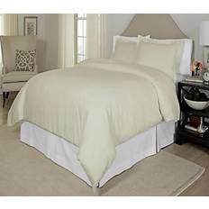 300.0 TC Duvet Covers Pointehaven Printed 300 Thread Count Duvet Cover Beige (228.6x223.52cm)