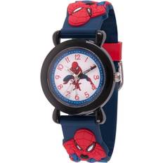 Marvel Spider-Man Barn Plast Tid Lärare Analog Kvarts 3D Armbandsklocka