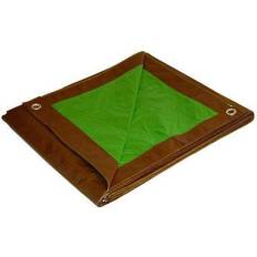 12ft. X 20ft. Brown Green Dry Top Reversible Polyethylene Tarp 11220