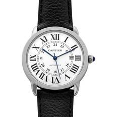 Cartier Ronde de 42 mm Automatic Silvered Opaline