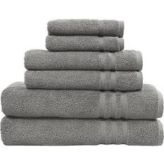 Towels Linum Home Textiles Denzi 6-pack Bath Towel Gray (137.16x60.96cm)