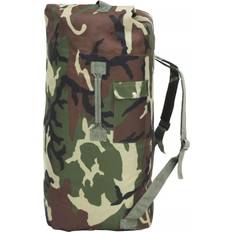 vidaXL Army-Style Duffel Bag 85 L Camouflage Green