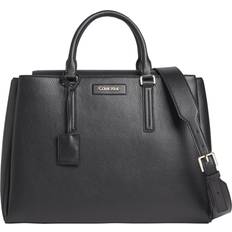 Calvin Klein Dressed Tote Lg - Black