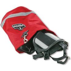 Red Nylon Gear Duffel Bag,L