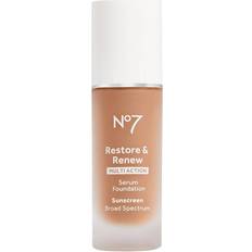 No7 Cosmetics No7 Restore & Renew Serum Foundation 1.0 oz Tawny