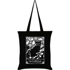 Deadly Tarot The Familiar Tote Bag (One Size) (Black/White)