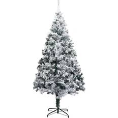 vidaXL Plastic With Snow Julgran 240cm
