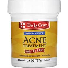 De La Cruz De La Cruz Acne Treatment Ointment with 10% Sulfur Maximum Strength 2.6 oz (73.7 g)