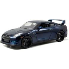 Jada Brians 2009 Nissan GTR R35 Blue "Fast & Furious 7" Movie 1/24 Diecast Model Car