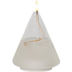 Glass LED Candles Star Trading Flamme Float LED Candle 15.5cm