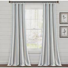 Stripes Curtains Lush Decor Farmhouse Stripe Yarn Dyed42x84"