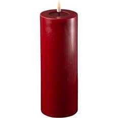 Deluxe Homeart Stearinljus Deluxe Homeart home, blockljus led bordeaux 20cm Stearinljus