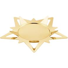 Lyslykter Georg Jensen Star Pillar Gold Lyslykt 1.9cm