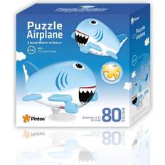 Pintoo The Shark Plane 80 Pieces